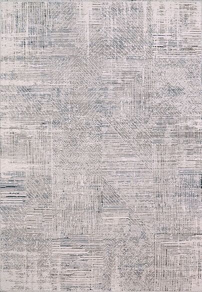 Dynamic Rugs CARSON 5224-105 Ivory and Blue